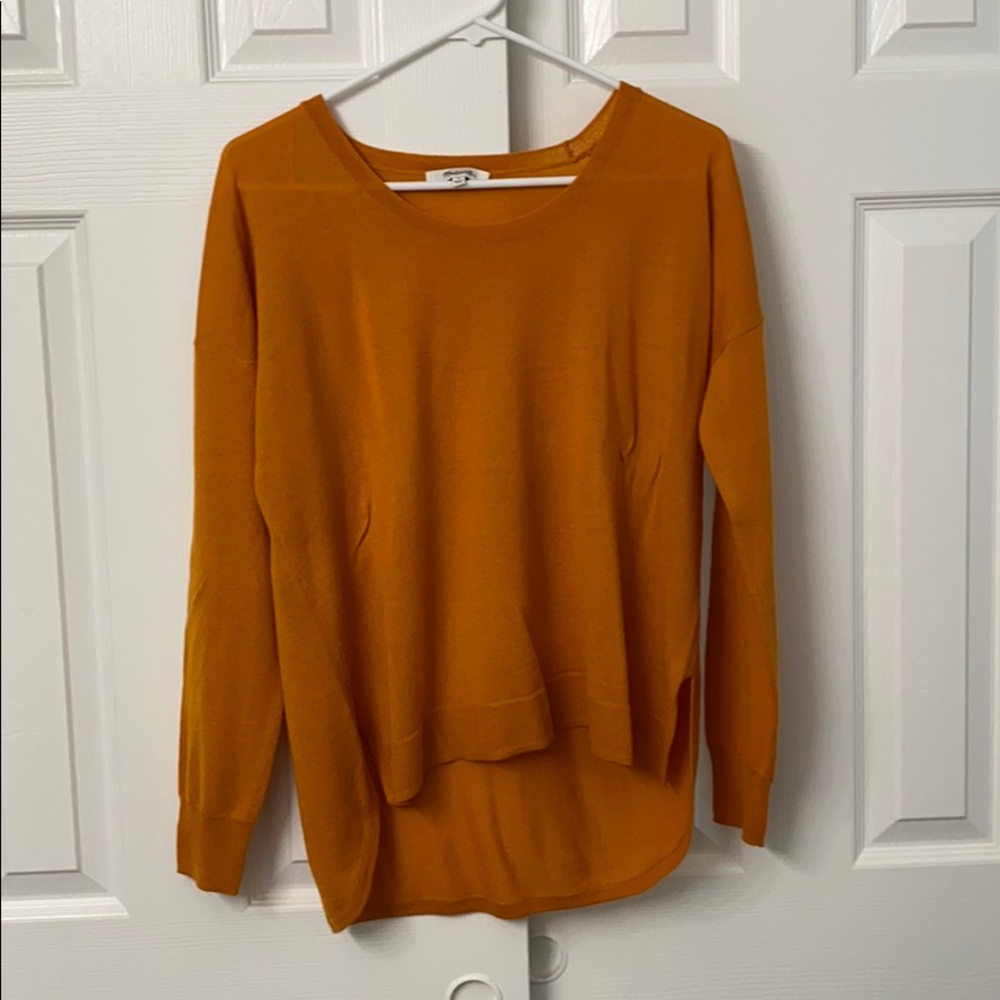 Orange Madewell sweater